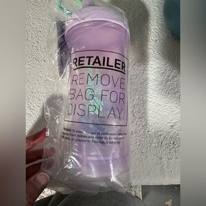 Purple and Aqua Blender Bottle